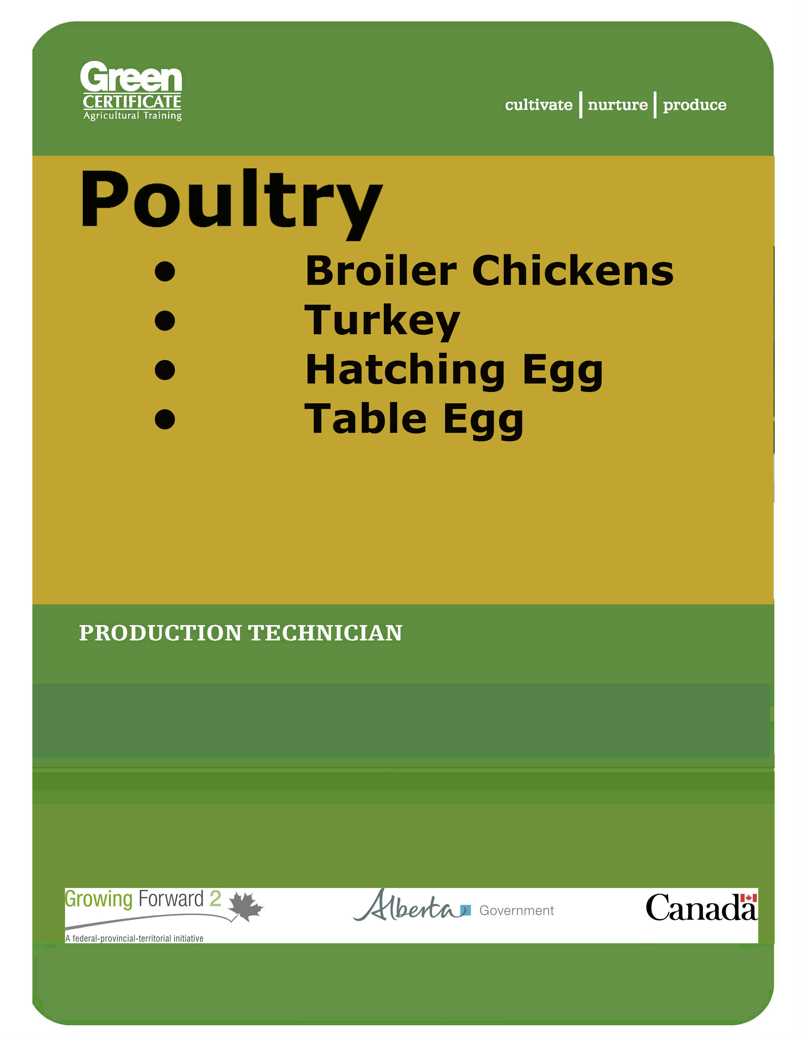 Poultry Skills Technician ( Level 1)